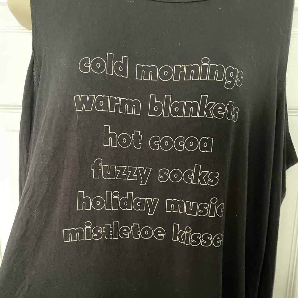 Holiday Cold Shoulder Open Back Top - Picture 3 of 5